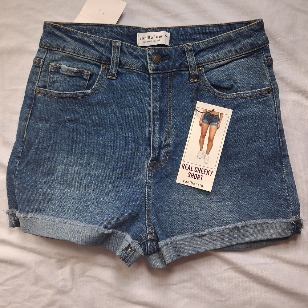 Vanilla Star Classic Blue Jean Shorts